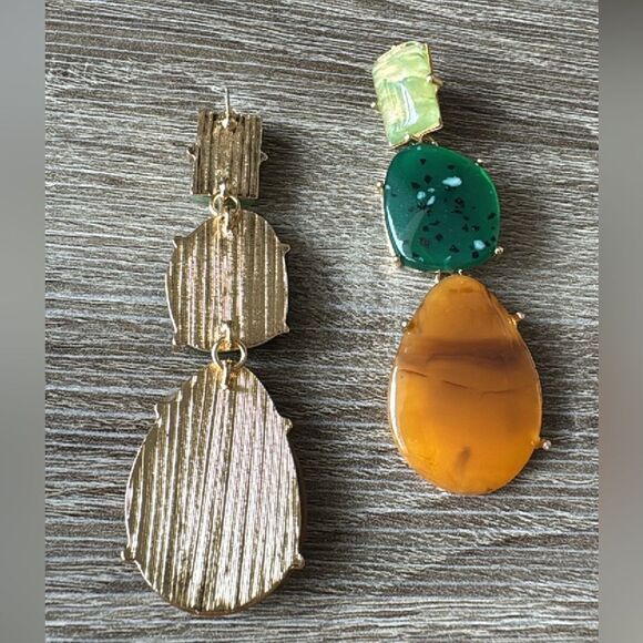 Bohemian drop earrings A541 - Picture 4 of 4